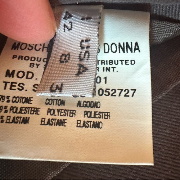 Moschino Geometric Statement Pencil Skirt – Size 8 - Picture 8 of 11